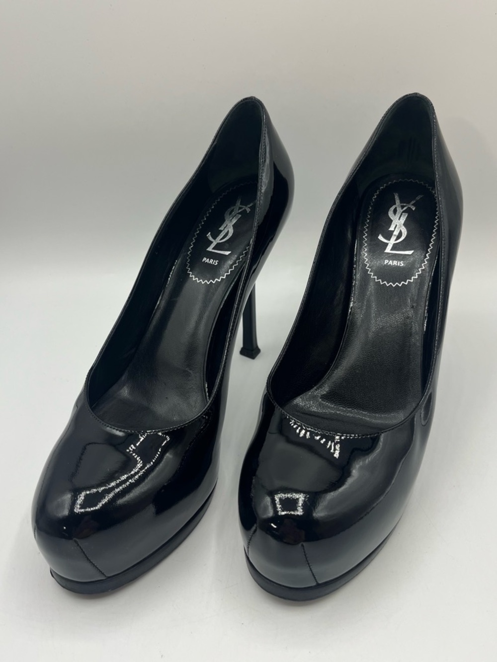 Yves Saint Laurent Black Heels 7.5